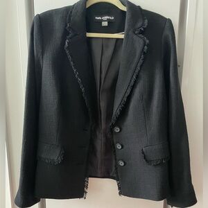 Karl Lagerfeld Black Suit Jacket